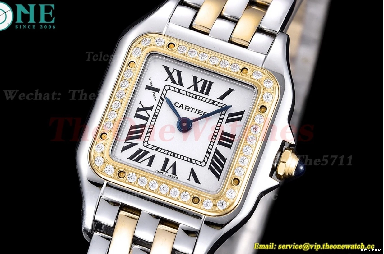 White Ladies De Qtz Swiss Dial Secrete SS 8848F YG Dia 22mm Panthere 0102
